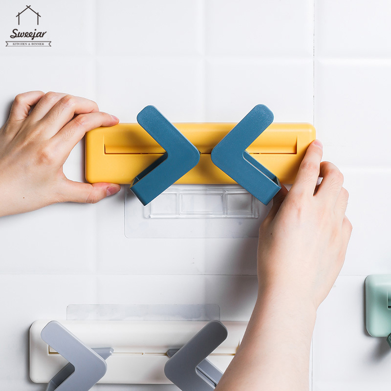 Giá treo nắp nồi/ thớt SWEEJAR có thể đIều chỉnh tiện dụng dành cho nhà bếp