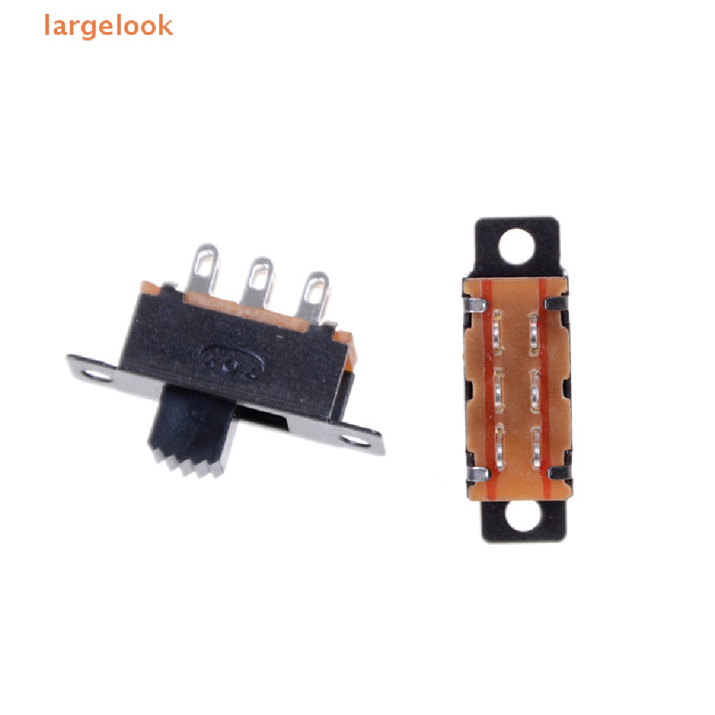 Set 10 Công Tắc Trượt 6 Pin 0.5A 50V DC 2 Vị Trí DPDT 2P2T