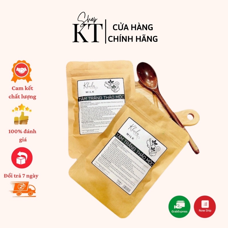 Tắm trắng da thảo mộc K'HULA MILK, dòng tắm trắng body cao cấp, tắm là trắng, hàng chính hãng 100%