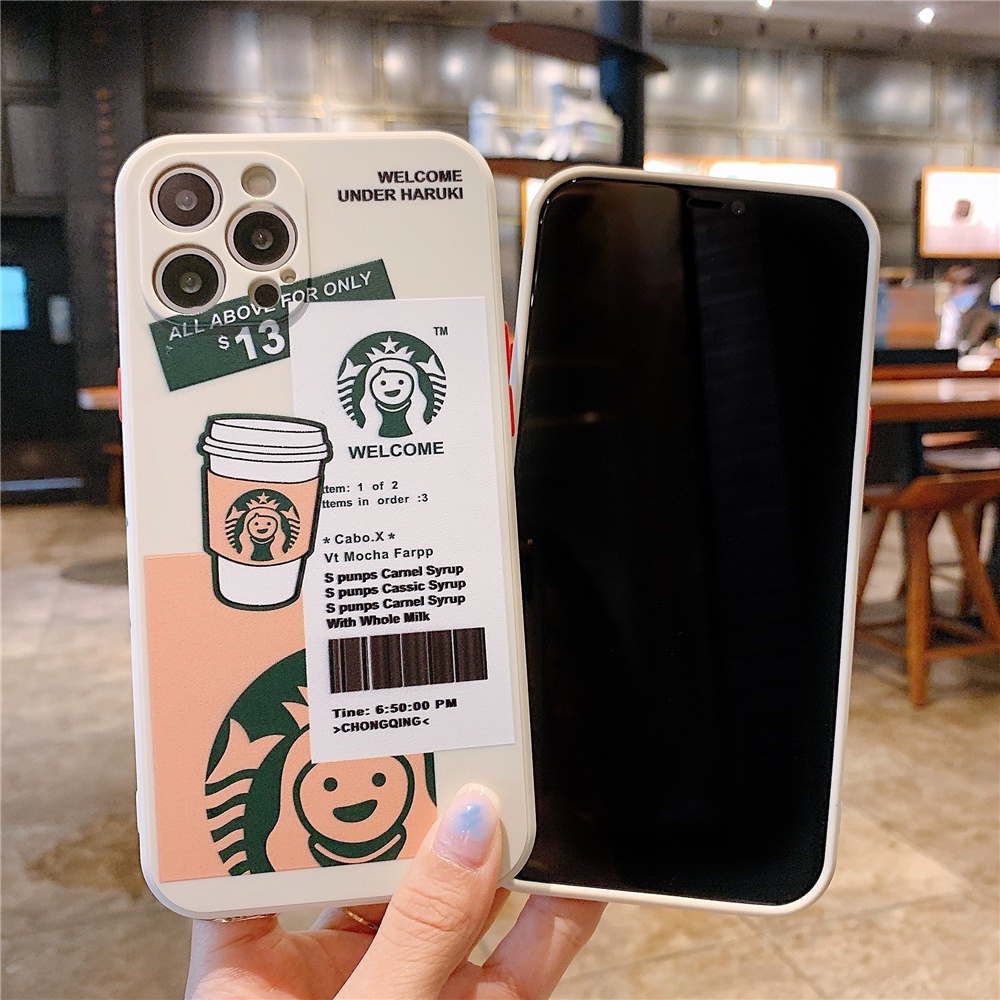 Ốp điện thoại mềm hình Snoopy Starbucks cho VIVO Y20 Y12S Y17 Y15 Y12 Y11 Y30 Y50 Y51 2020 Y91 Y93 Y95 V21 V20 SE