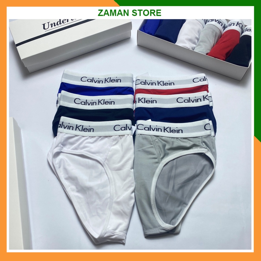 Quần lót nam Tam giác thun lạnh, Quần sịp nam Tam Giác cao cấp chất thun lạnh đẹp cạp to từ 40-85kg - ZAMAN