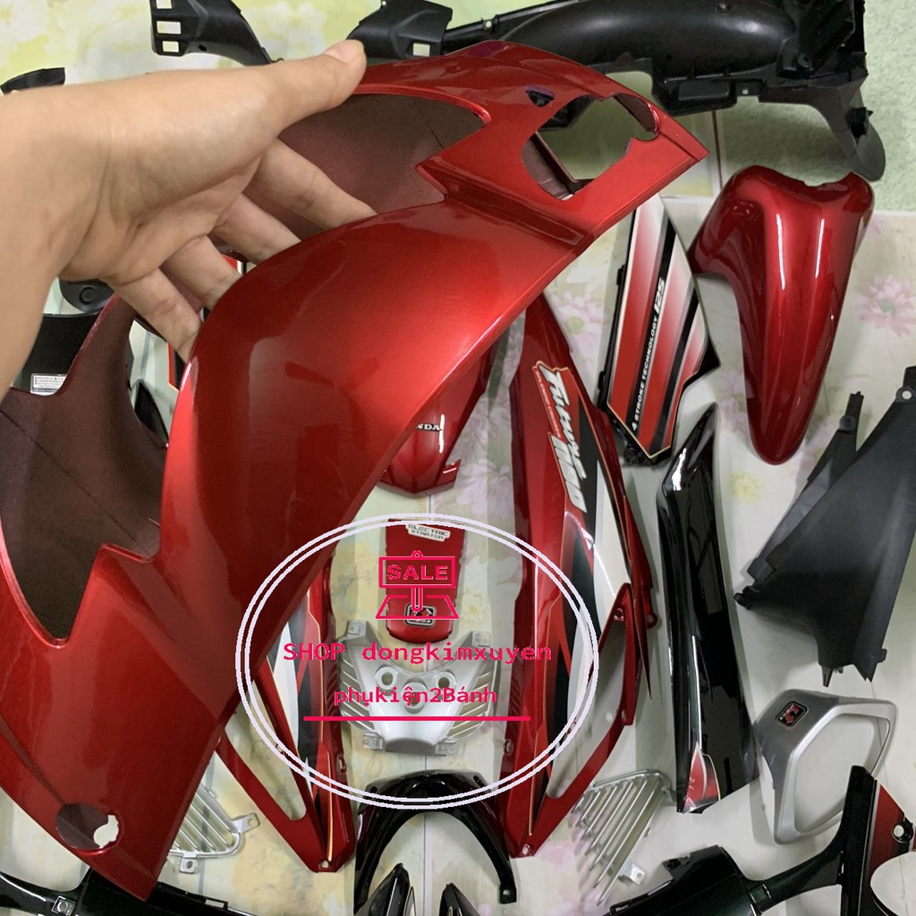 Dàn áo xe FUTURE NEO -FUTURE 125 MÀU ĐỎ   -nhựa nguyên sinh loại