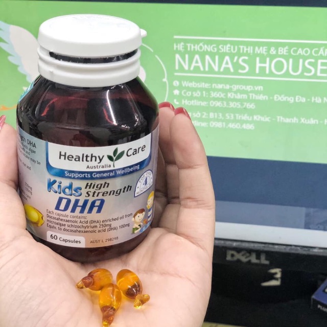 DHA heathy care Úc cho bé