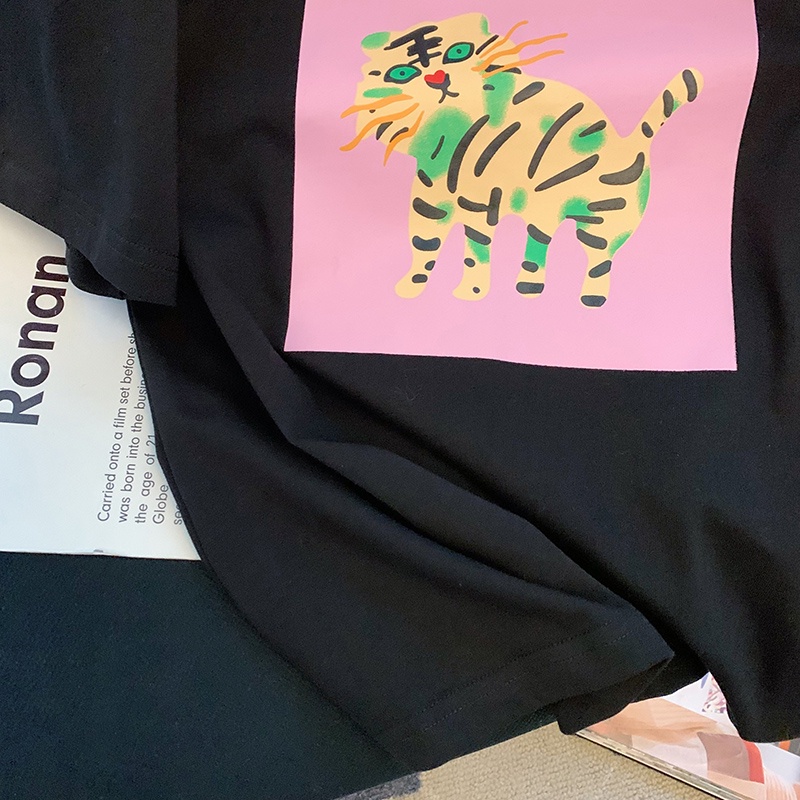 NRVP Áo Thun Nữ Tay Ngắn In Hình Phong Cách Hàn Quốc Thời Trang Mùa Hè 2022