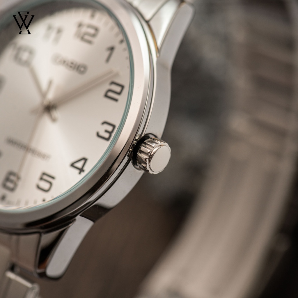 Đồng Hồ Quartz Nam Casio WATCHSTORE MTP-V001D-7BUDF Thiết Kế Kính Khoáng 38mm, Dây Kim Loại, Vỏ Thép Không Gỉ
