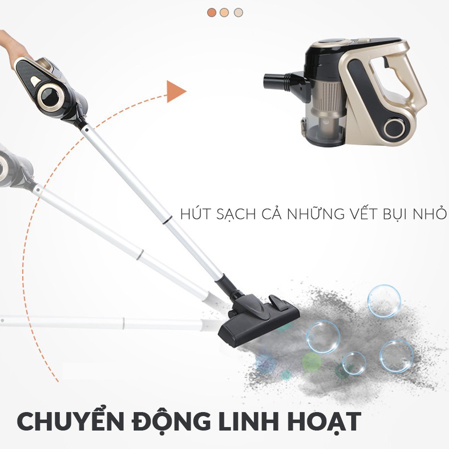 MÁY HÚT BỤI GIA ĐÌNHCÔNG SUẤT LỚN HÚT CỰC MẠNH  2 CHIỀU - Nhỏ gọn, tiện lợi, công suất lớn, hút sạch mọi vết bẩn