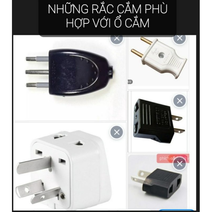 Ổ Cắm Điện Gia Dụng Thông Minh Chuyển Đổi Đa Năng Dây Dài 3 Mét-YOBO