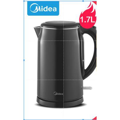 Ấm siêu tốc Midea cách nhiệt gia đình tích hợp công suất lớn đun nước điện di động tự ký túc xá nhỏ