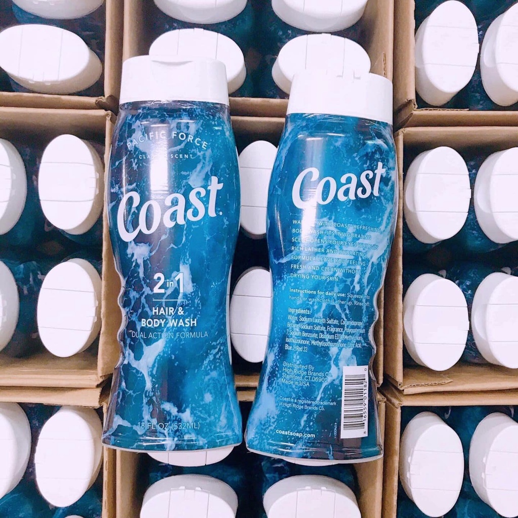 Tắm gội Coast cao cấp 2 in 1