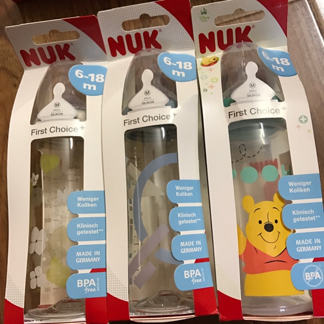 Bình sữa NUK 150ml & 300ml GERMANY