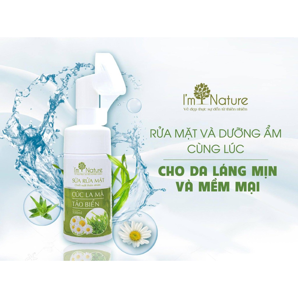 Sữa rửa mặt I'M Nature