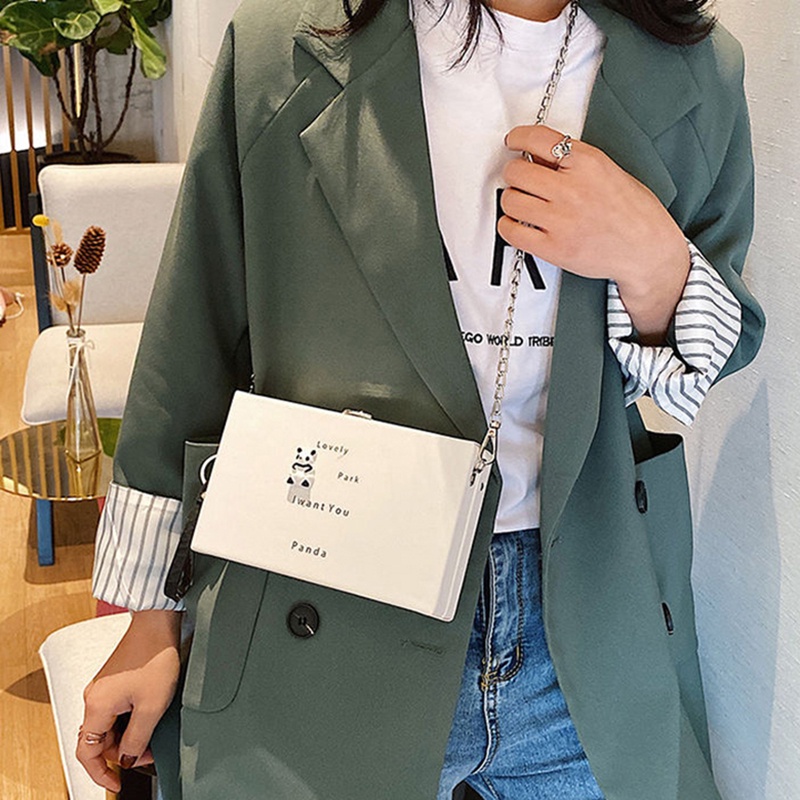 Túi Đeo Vai Hình Vuông Cỡ Nhỏ Phong Cách Hàn Quốc Dễ Thương Cho Nữ