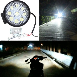 Đèn LED phượt 9 bóng tròn siêu sáng
