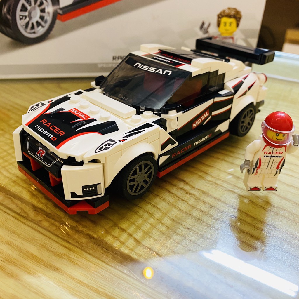 Bộ đồ chơi lắp ráp lego xe ô tô đua NISSAN GT-R NISMO 365 chi tiết cho bé trên 6 tuổi