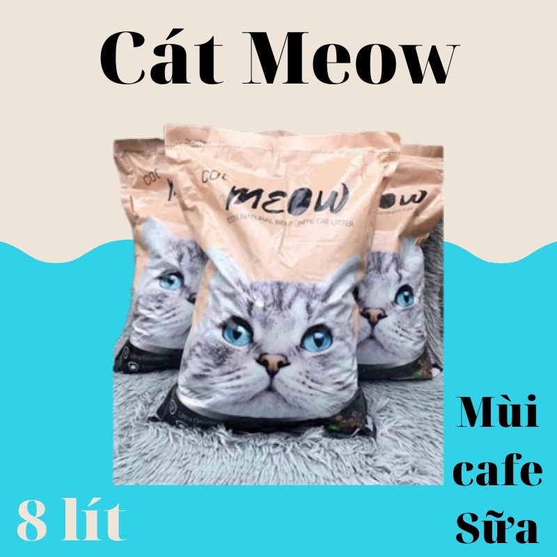 Cát Meow hương cà phê sữa Capuchino | túi 8L