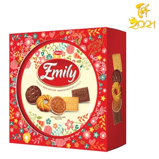 Bánh quy bơ Emily hoa xuân hộp 300 gam Bibica