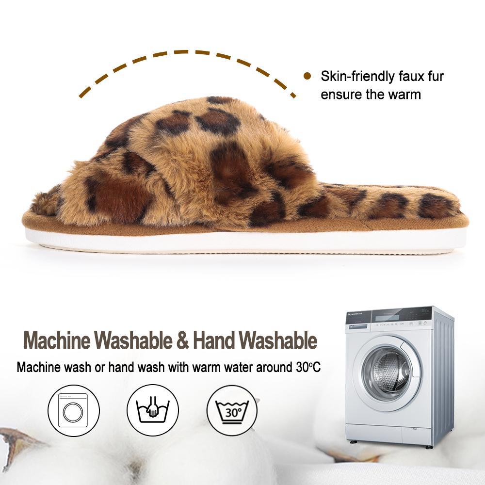 .Dép Bông Xốp Mềm Hở Ngón Cho Nữ