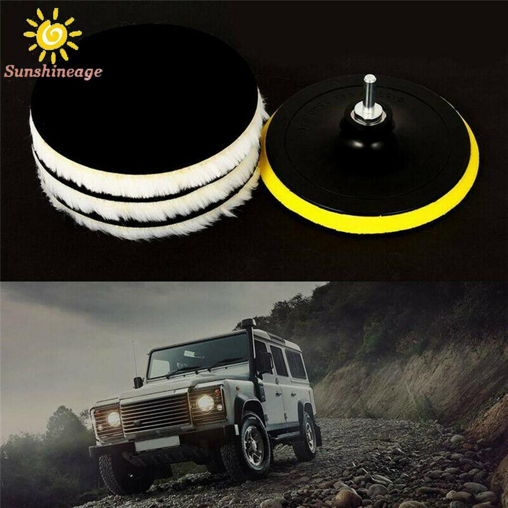 Bộ 5 phụ kiện 4 inch thay thế cho máy đánh bóng xe hơi chất lượng cao