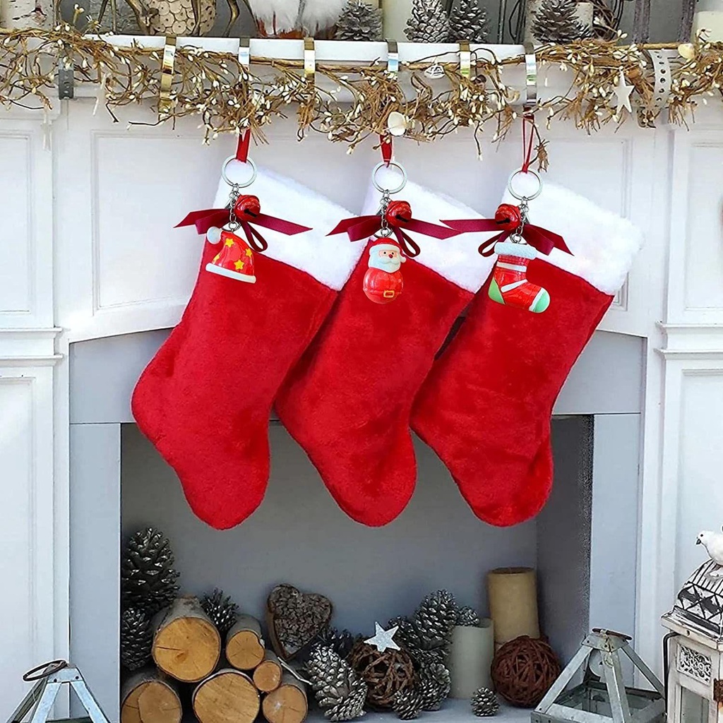 Hộp 24 Lịch Treo Cây Thông Noel Bằng Nhựa Resin