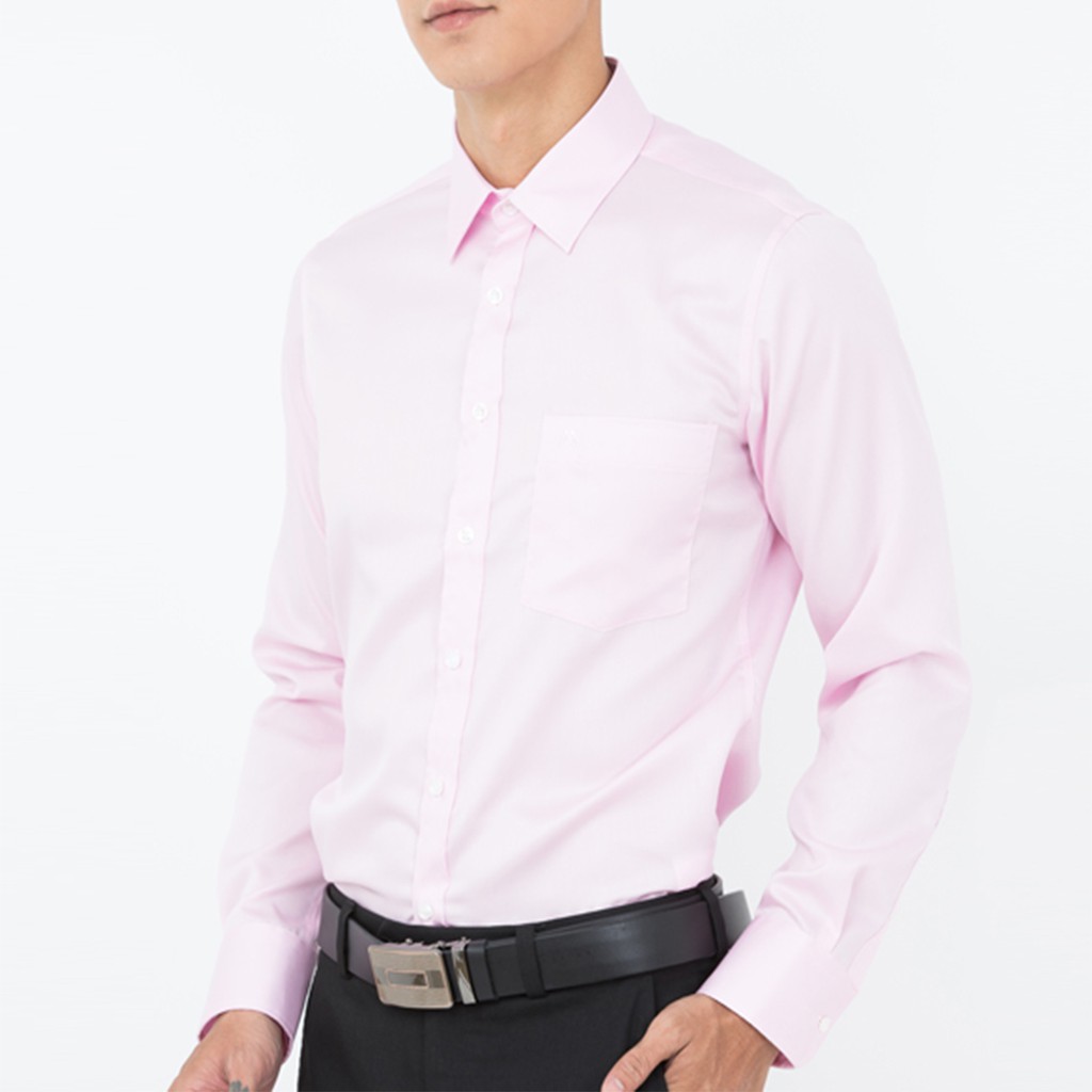 Áo Sơ Mi Nam Dài Tay Hồng Nhạt  ĐẸP, Hàng Cao cấp mềm mịn [ Giá cam kết rẻ nhất ] | BigBuy360 - bigbuy360.vn
