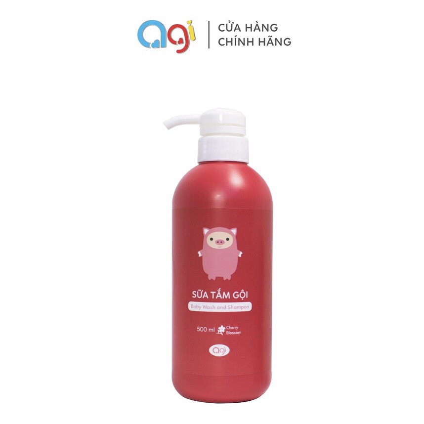 Sữa tắm gội AGI 2 in 1 cho bé 500ml