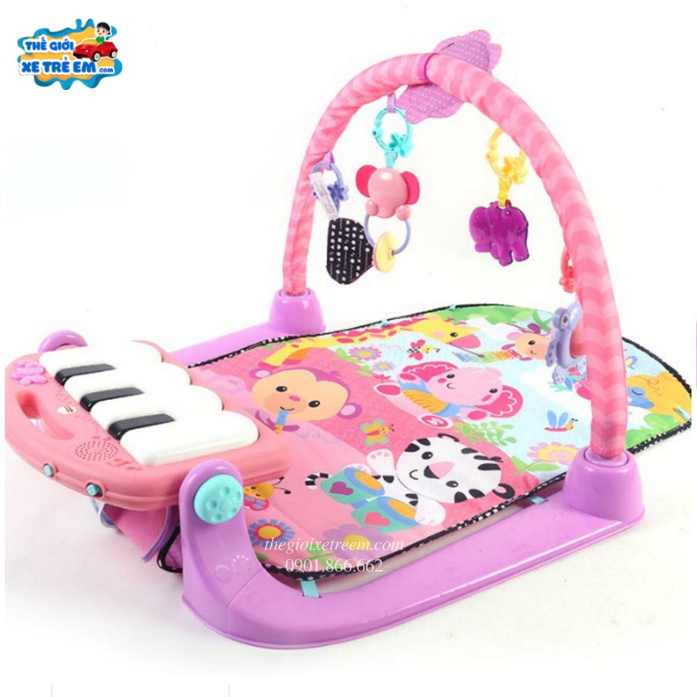 Thảm nhạc nằm chơi cao cấp cho bé Fisher Price BMH48 [Hàng chính hãng nhập khẩu]