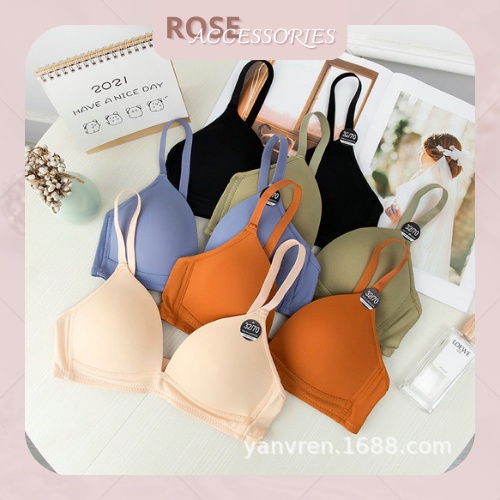 Áo lót nữ su đúc không gọng thoáng mát mềm mỏng Rose Accessories A01