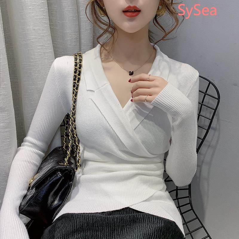 Áo Sweater Dệt Kim Cổ Trái Tim Xinh Xắn Cho Nữ | BigBuy360 - bigbuy360.vn