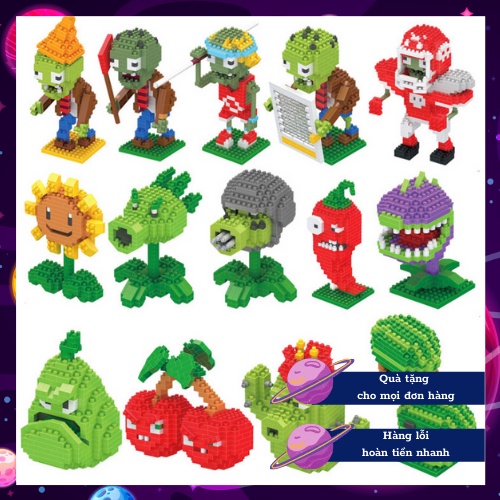 LEGO Plants Vs Zombie tuổi thơ – MALIBU CORNER