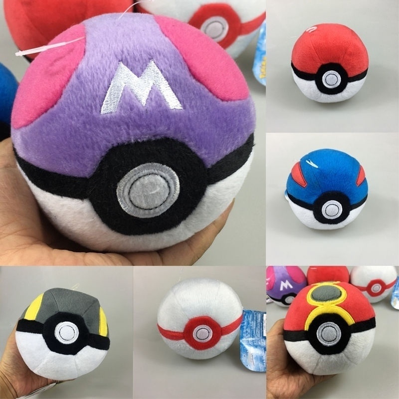 Quả Bóng Pokemon Nhồi Bông Mềm Mại Xinh Xắn