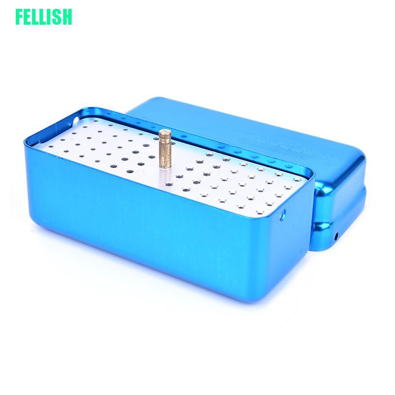 [Hàng mới về] Hộp đựng dụng cụ nha khoa thiết kế 72 lỗ chất liệu hợp kim nhôm bền bỉ