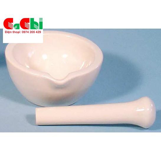 Bộ cối chày sứ dùng cho thí nghiệm phi 10cm