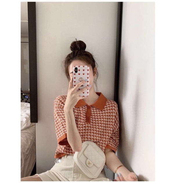 [SẴN] Áo croptop nữ Polo ngắn tay phong cách Ulzzang | BigBuy360 - bigbuy360.vn