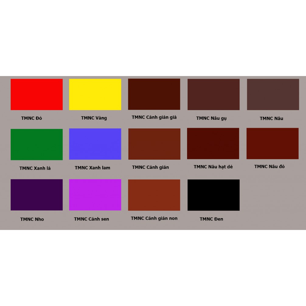 Tinh màu PU cho đồ gỗ 100g