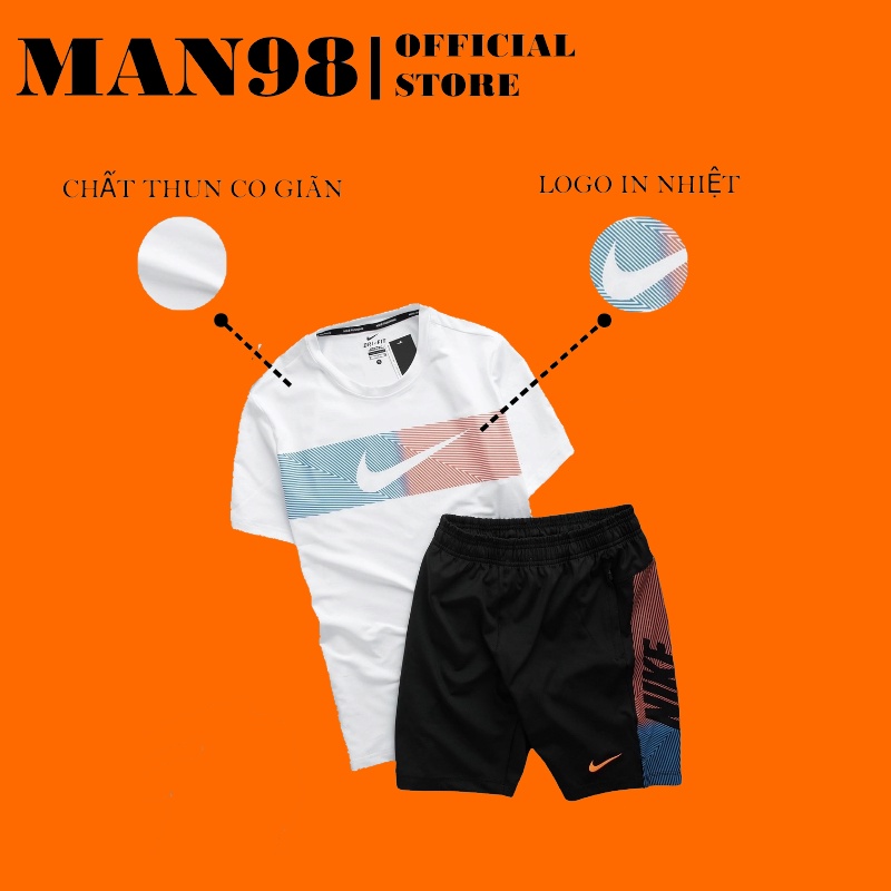 Đồ bộ nam , bộ hè thể thao nam in logo ngực Nai cao cấp BO2