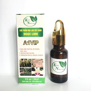 Chế phẩm Ngọc Linh A1VIP chuyên kích chồi, kích kei cho hoa lan, cây cảnh chai 20ml.