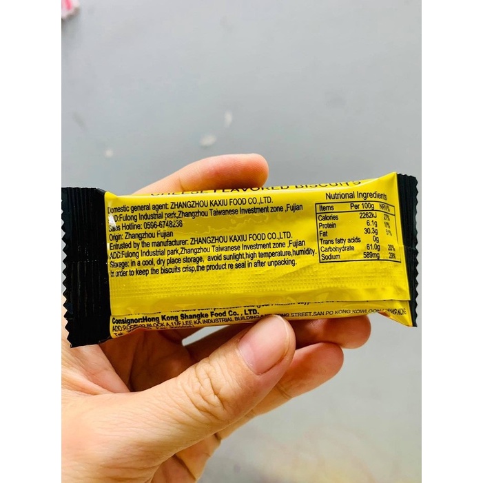 Bánh Quy vị phô mai - Cheese Flavored Biscuits - YMAID