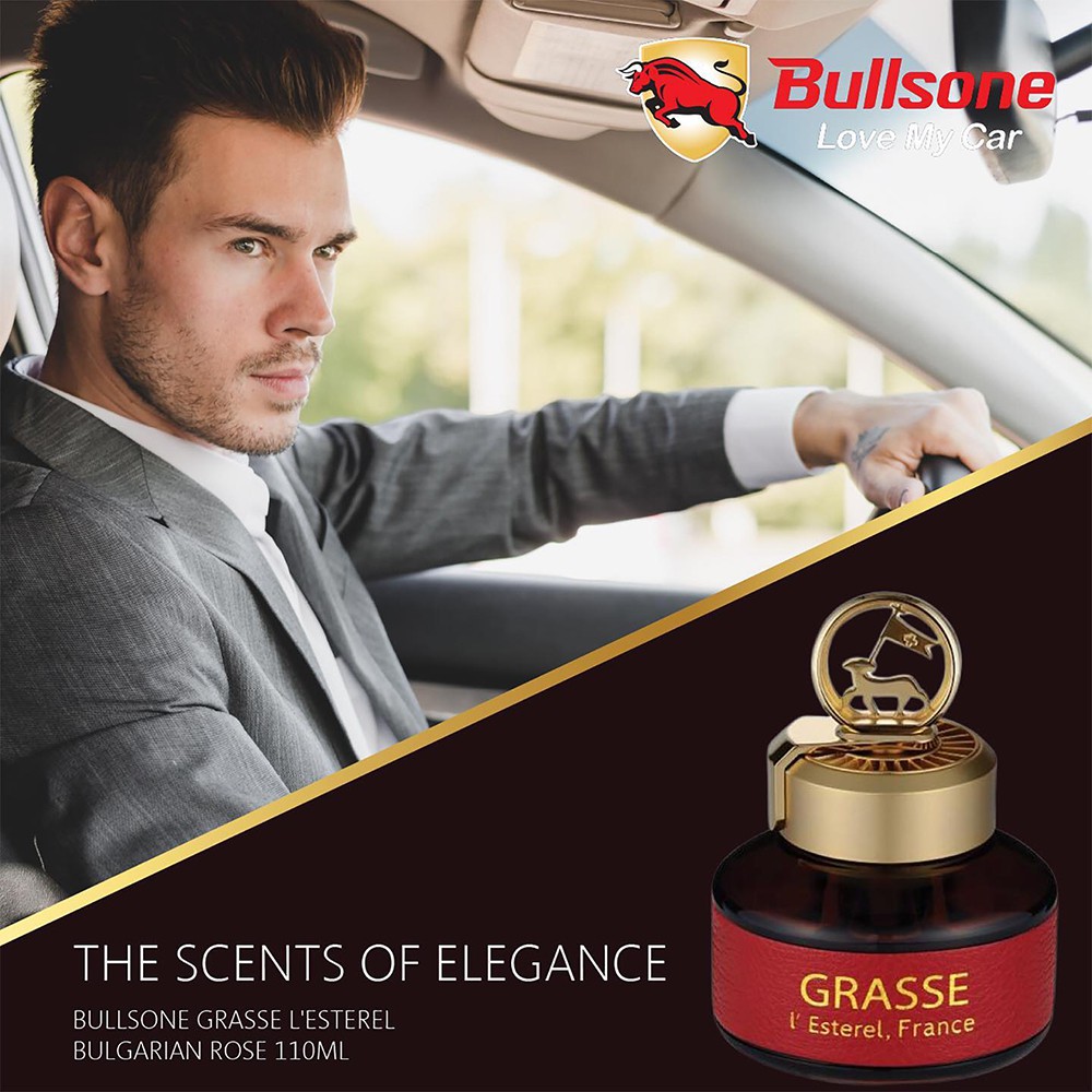 Nước hoa ô tô Grasse khử mùi xe - Hương hoa hồng