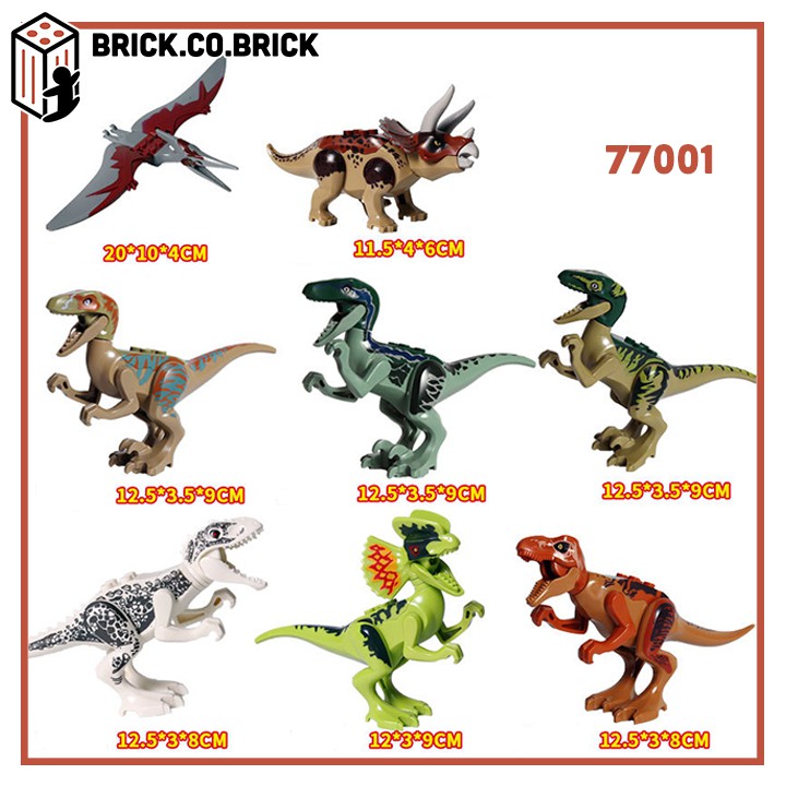 Đồ Chơi Lắp Ráp Khủng Long Mô Hình Dinosaur Jurrasic World Thế Giới Khủng Long 77001