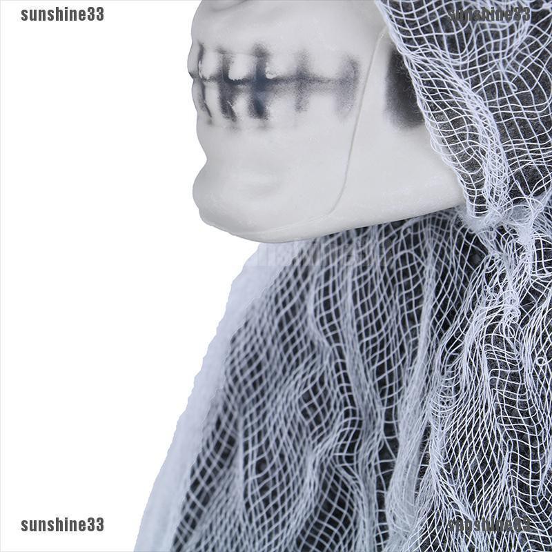 【COD•suns】100cm Skull Halloween Hanging Ghost Horror Props Door Halloween Deco