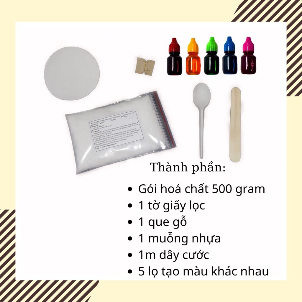 KDP - 500g - Combo nuôi tinh thể HOA KH2PO4 kèm hướng dẫn l Tcrystalstore