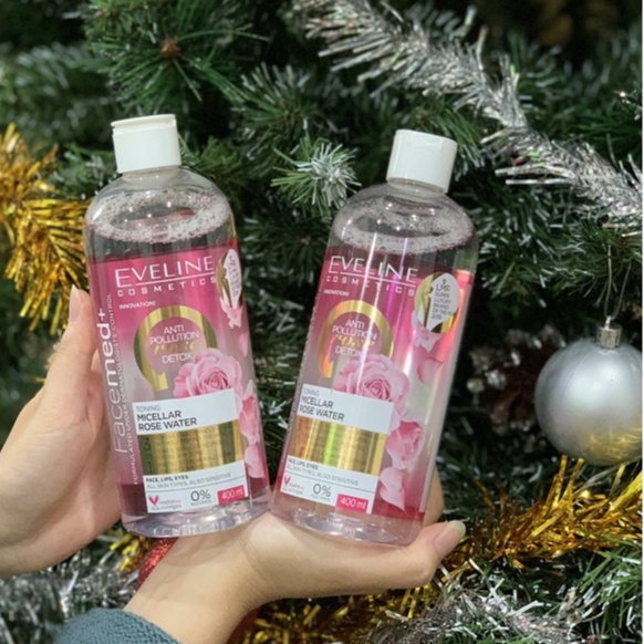 Nước Tẩy Trang Eveline, Tinh Chất Hoa Hồng Làm Trắng Sáng Mịn Da FACEMED 400ML | BigBuy360 - bigbuy360.vn