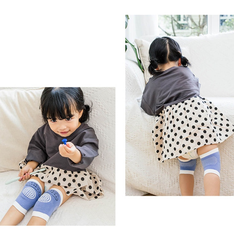 1 Cặp Đệm Bảo Vệ Đầu Gối / Khuỷu Tay Chống Trượt Cho Bé Tập Bò haha