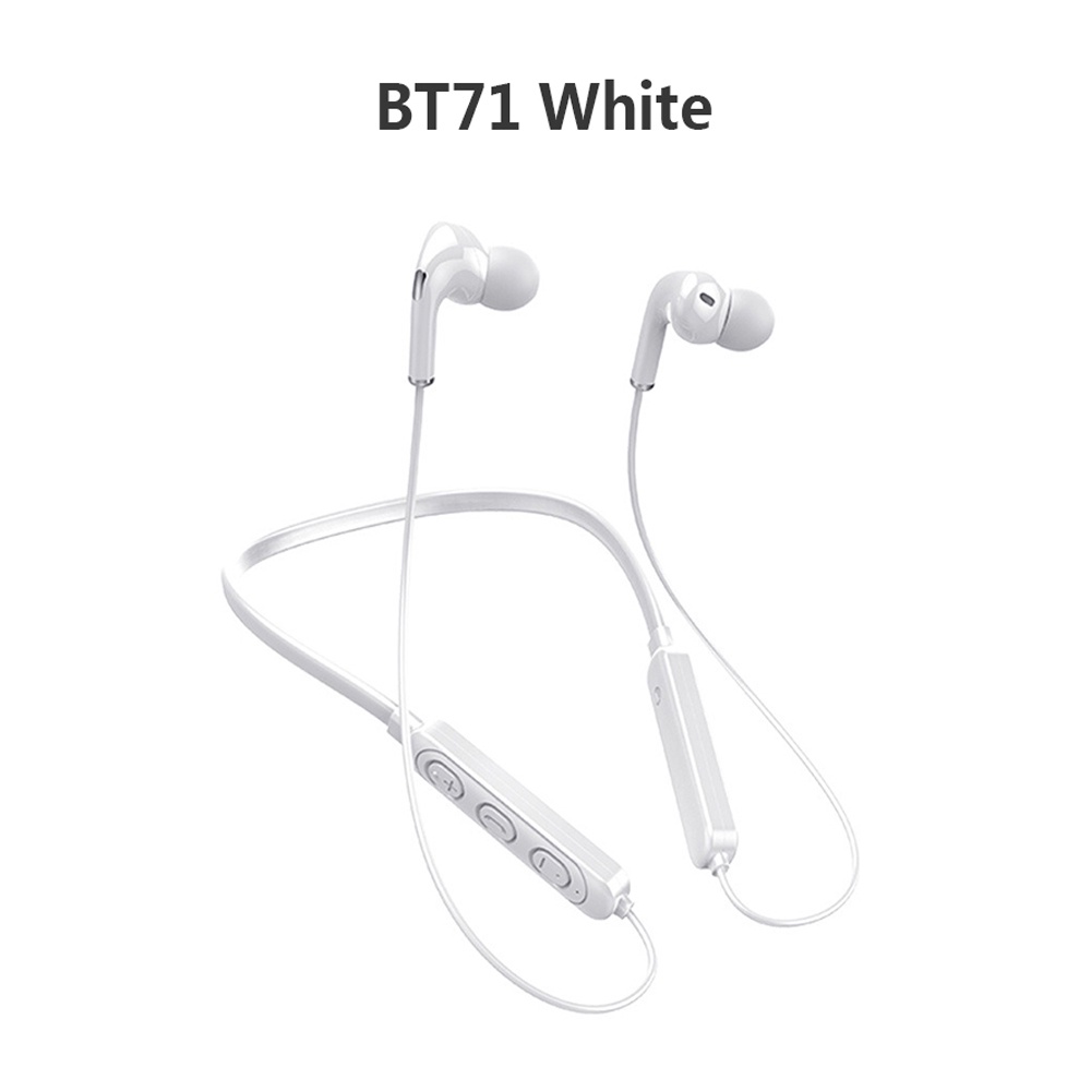 Tai nghe nhét tai Bt71 Bluetooth 5.0 không dây âm thanh stereo sống động cho Ios Xiaomi Huawei Samsung