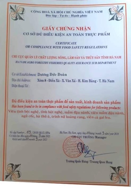 100gr viên kẹo mầm đậu nành hồng sâm tăng vòng 1