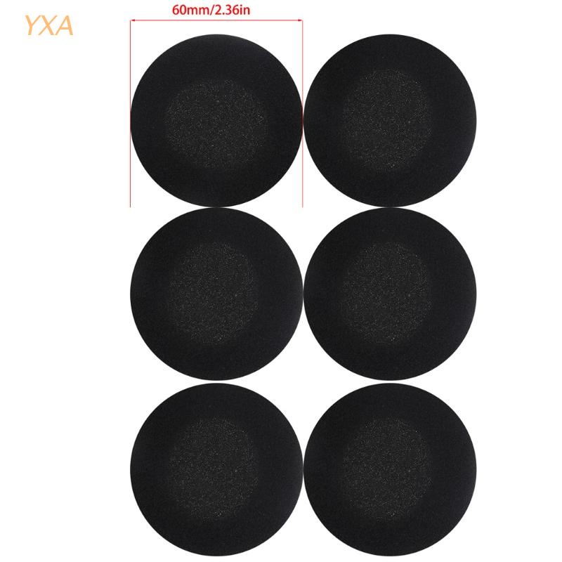 Set 6 Miếng Đệm Tai Nghe Mềm Mại 60mm Thay Thế Tiện Dụng
