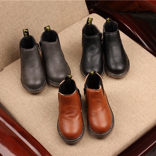 Giày bốt da pu mềm mại phong cách Hàn Quốc đáng yêu cho bé