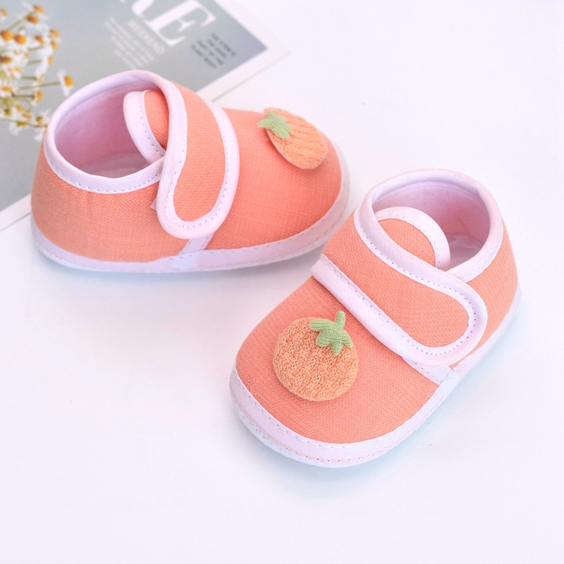 Giày vải cotton mềm dễ thương cho bé tập đi
