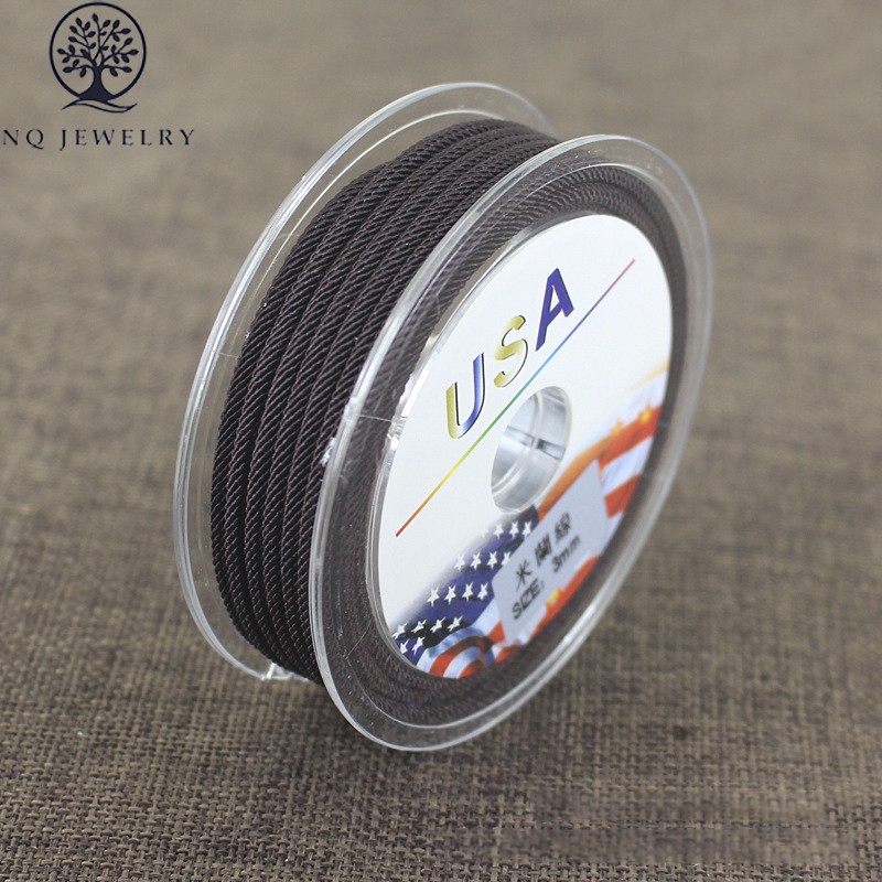 Bó 1m dây vải dù 3mm, dây cao cấp làm vòng Paracord