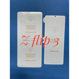 Miếng dán dẻo ppf samsung galaxy z flip 3, z flip 3 5g trong suốt + tặng gạt, giấy lau